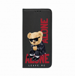 Husa Magnet Book Compatibila Cu Realme 10 Pro 5G Leave Me Alone Teddy Bear Inchidere Magnetica FLb 922 
