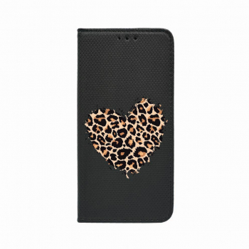Husa Magnet Book Compatibila Cu Realme 10 Pro 5G Leopard Heart Inchidere Magnetica FLb 761 