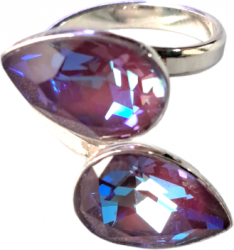 Inel cristale Swarovski si argint 925