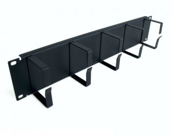 Organizator cabluri 5 inele 65mm 2U metalic 