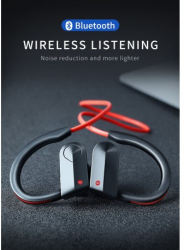Casti Wireless Techstar® K98 Rosu Bluetooth 4.1 HiFi Cip CSR 