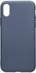 Husa BestCase and reg Slim 0.8MM Compatibila Cu Apple iPhone XS / X Rezistenta la uzura Navy Blue