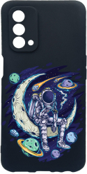 Husa Bestcase Compatibila Cu OPPO A54 5G Astronaut On Moon rez la uzura Prot Cam Negru c-B 1002 
