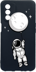 Husa Bestcase Compatibila Cu OPPO A54 5G Astronaut rez la uzura Prot Cam Negru c-B 996 