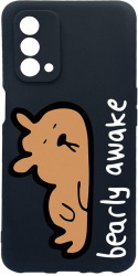 Husa Bestcase Compatibila Cu OPPO A54 5G Bearly Awake rez la uzura Prot Cam Negru c-B 998 