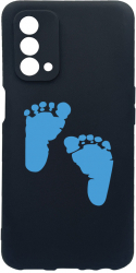 Husa Bestcase Compatibila Cu OPPO A54 5G Boy Feet Print rez la uzura Prot Cam Negru c-B 960 
