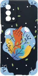 Husa Bestcase Compatibila Cu OPPO A93 5G Flowers FCK rez la uzura Prot Cam Negru c-B 1020 