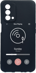 Husa Bestcase Compatibila Cu OPPO A74 5G Music Player rez la uzura Prot Cam Negru c-B 973 