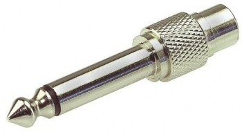 Adaptor Audio RCA La Jack 6.3 mm Metalic 