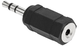 Adaptor jack 3.5 tata - jack 2.5 mama stereo elSales ELS-AJM negru 