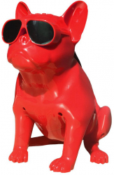 Boxa Portabila Bulldog Cu Bluetooth Cititor USB Card Radio Rosu 