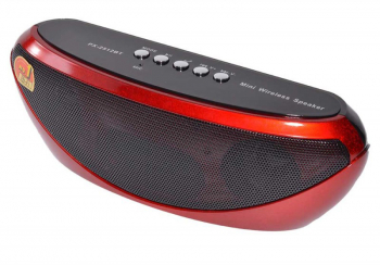 Boxa portabila elSales PX-2512BT cu Bluetooth USB MicroSD Radio FM rosu 