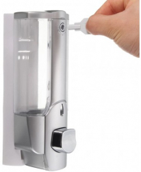 Dozator De Sapun Argintiu Montaj Perete 350ml 