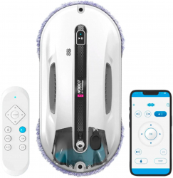 Robot pentru curatarea ferestrelor 2 pulverizatoare Aplicatie mobila UPS incorporat Voce Creativa Hobot R3 