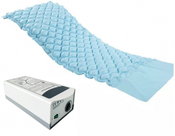 Saltea antiescara cu compresor silentios FoFo Medical HF6001 sistem antiescare 200 x 90 cm bleu 