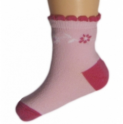 Sosete pentru fete Milusie B2220-R2-9-10-cm Roz 