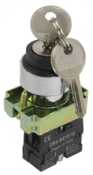 Buton motor cu cheie ON/OFF elSales ELS-ZB2-BG25 