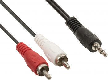 Cablu Audio Jack 3.5 mm Cu 2 RCA Premium Quality Lungime 1.5 Metri 