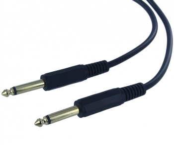 Cablu Jack 6.3 mm - Jack 6.3 mm Mono Lungime 3 Metri Premium Quality Negru 