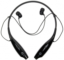 Casti audio cu Bluetooth elSales ELS-730 functie reducere zgomot tehnologie Next Sound negru 