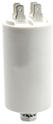 Condensator Pornire Motor elSales ELS-CBB60-P105 Putere 1 5 uf Tensiune 450 V 4 Pini Forma Cilindru Alb 