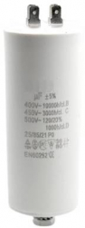 Condensator Pornire Motor elSales ELS-CBB60-P1205 Putere 12 5 uf Tensiune 450 V 4 Pini Forma Cilindru Alb 