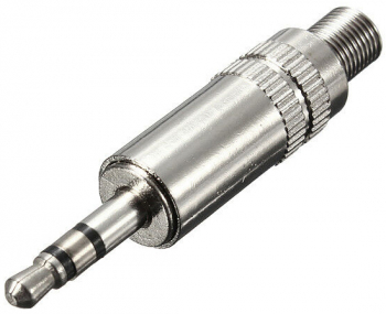 Conector Jack 3.5 mm Tata Premium Quality Metalic 
