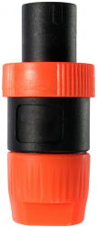 Conector speakON 4 contacte High Quality Portocaliu 