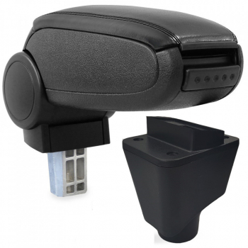 Cotiera auto compatibila Dacia Logan II 2012-2016 Imitatie de piele Negru