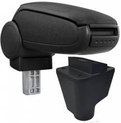 Cotiera auto compatibila Dacia Logan II 2012-2016 Negru Material textil 