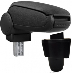 Cotiera auto compatibila Dacia Logan II 2017- Negru Material Textil 