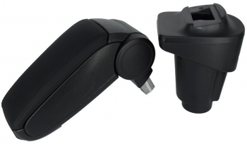 Cotiera auto compatibila Fiat 500L 2012- negru imitatie de piele 