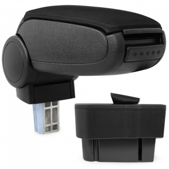 Cotiera auto Opel Corsa D 2006-2014 negru material textil 