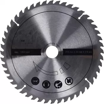 Disc pentru fierastrau circular taiere lemn Scheppach 7901200706 O255x30 mm 48 dinti 