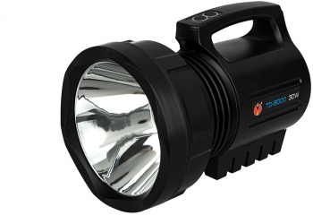 Lanterna Cu LED CREE 30 W 700 metri Acumulator Integrat Negru 