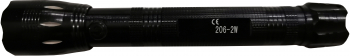 Lanterna metalica de mana elSales ELS-206-2W putere LED 2 W negru 