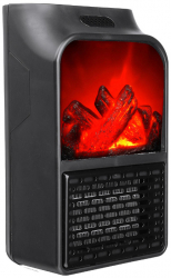 Mini radiator de priza Quick and Easy Heat putere 500 W ventilator integrat Premium Quality negru