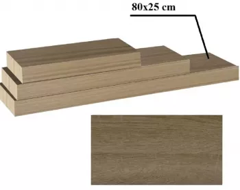 Polita 80x25 din MDF stejar trufa GANA FY 11044-4 