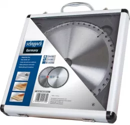 Set discuri pentru fierastrau circular taiere tip TCT Scheppach 7901200714 O254x30 mm 2 piese 