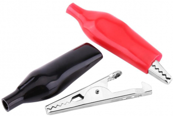 Set doi clesti tip crocodil izolat elSales ELS-MM35 35 milimetri rosu-negru 