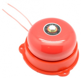 Sonerie alarma elSales ELS-SAR diametru 100 mm 220 V rosu
