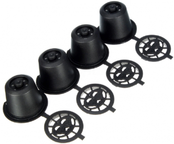set 4 capsule nespresso reincarcabile negre 