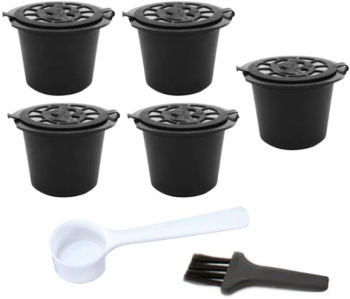 Set 5 capsule reutilizabile Nespresso pentru cafea 