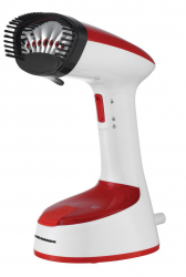 Aparat de calcat vertical Heinner Charon HGS-1400RD 1240-1470W talpa din inox abur continuu cu buton blocare rezervor apa fix design pl 