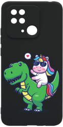 Husa Bestcase Compatibila Cu Xiaomi Redmi 10C Dino Rider Unicorn prot cam c-B 993 