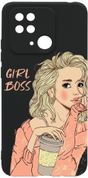 Husa Bestcase Compatibila Cu Xiaomi Redmi 10C Girl Boss prot cam c-B 1009 