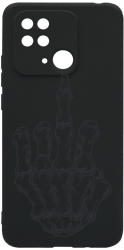 Husa Bestcase Compatibila Cu Xiaomi Redmi 10C Skeleton Hand FU prot cam c-B 965 