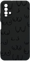 Husa Bestcase Compatibila Cu Xiaomi Redmi 9T Boobs Pattern prot cam c-B 1060