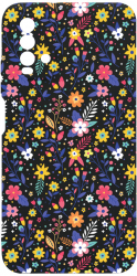Husa Bestcase Compatibila Cu Xiaomi Redmi 9T Flower Pattern prot cam c-B 955 