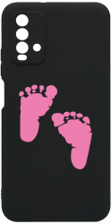 Husa Bestcase Compatibila Cu Xiaomi Redmi 9T Girl Feet Print prot cam c-B 961 